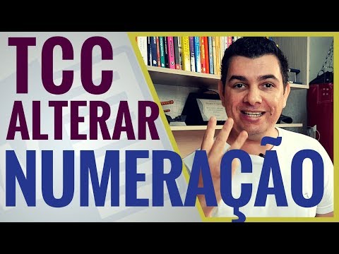 TCC - DESCUBRA COMO ALTERAR NUMERAÇÃO PAGINA WORD