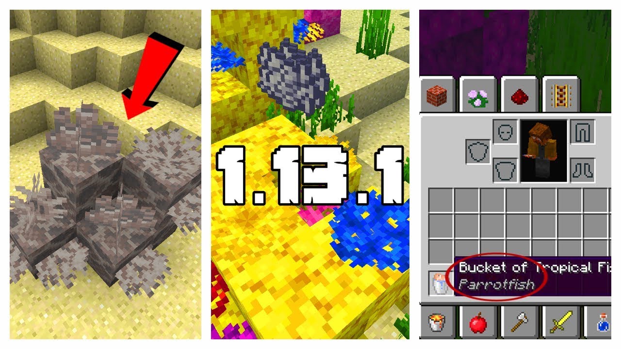 Minecraft 1.13.1: Co Nowego? Martwe Koralowce, Zmieniony Spawn Kałamarnic! minecraft farmer villager