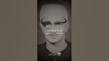 أَئِنَّكُمۡ لَتَشۡهَدُونَ أَنَّ مَعَ ٱللَّهِ ءَالِهَةً أُخۡرَىٰ | سورة الأنعام | الشيخ المنشاوي
