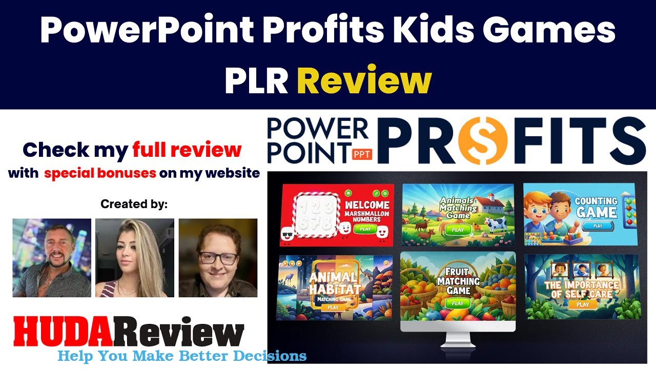 PowerPoint Profits Kids Games PLR Review | Demo | Bundle | Huge Bonus ...