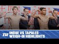 Naoya Inoue &amp; Marlon Tapales Make Weight, Faceoff | Undisputed Fight Official Tuesday Morning ESPN+