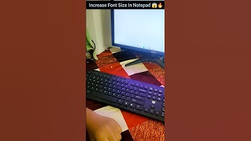 Increase Font Size In Notepad With Shortcut Key 🔐😱🔥🔥  #shortvideo #trending #shorts #viral #ytshorts
