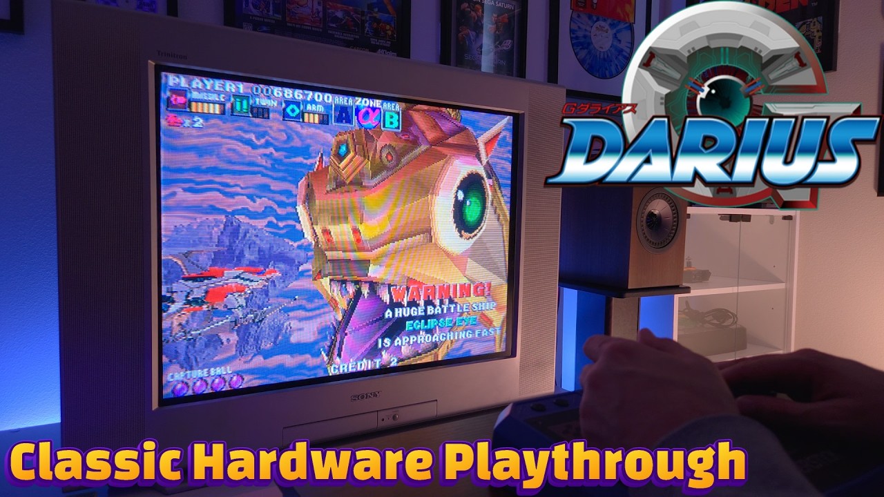 G‑Darius (PS1) — Full Playthrough on Original Hardware