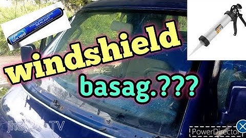 windshield installation basic tutorial using polyurethane sealant #glass #gensan #windshield