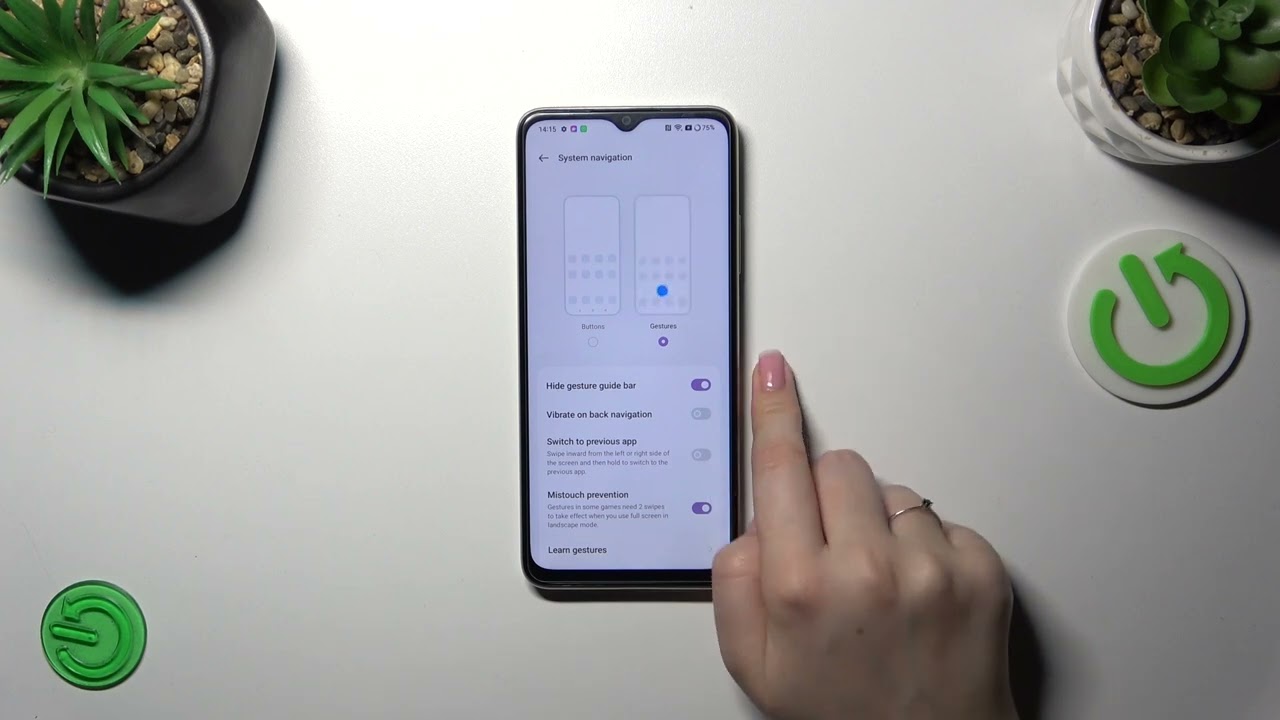 How to Set Gestures Navigation on OPPO A38?
