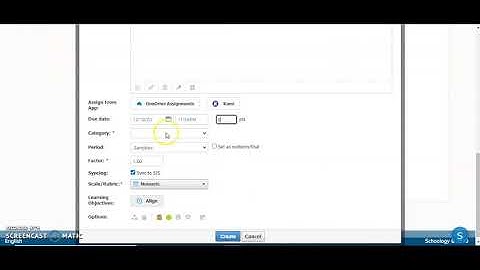 Creating Schoology Assignments: No Submission Required (OneNote Class Notebook)