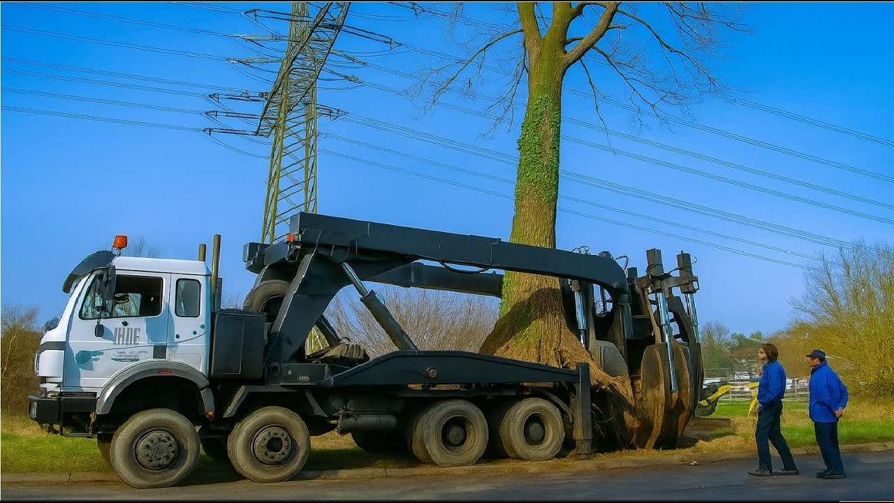 How Do You Move a 10-Ton Tree? This Machine Can!