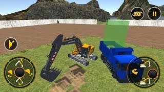Heavy Excavator Crane Construction City Truck 3D Parking, Driving Dumper Truck screenshot 2