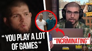 Khabib GRILLS Ariel Helwani - The TRUTH about Islam Makhachev 's IV use