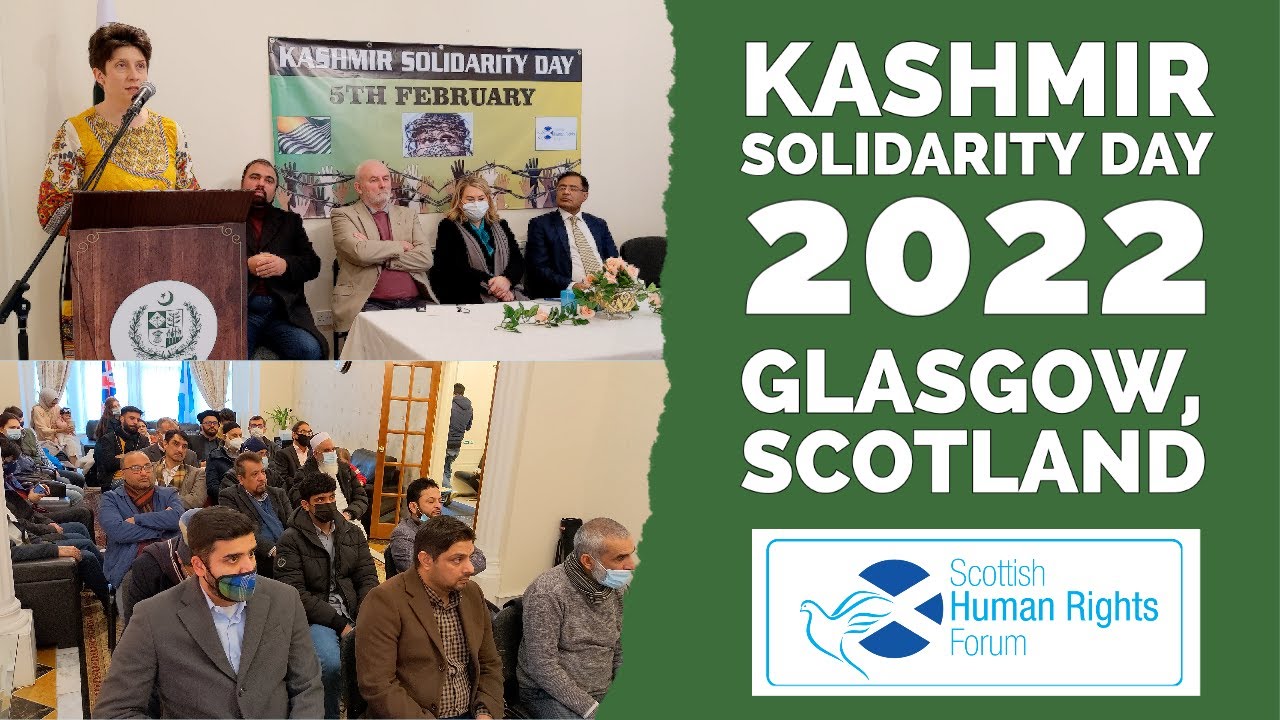 Kashmir Solidarity Day 2022 in Glasgow, Scotland