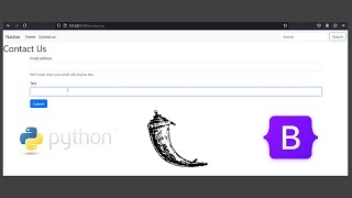 How To Make Contact Us Page With Python Flask And Bootstrap | Part 2 | Explained In Urdu