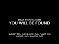 You will be found from dear evan hansen  piano accompaniment with lyrics