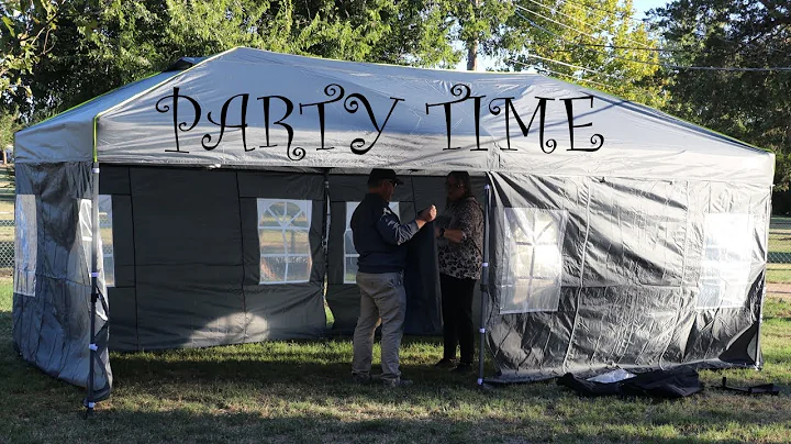 Really Nice 10x20 Pop Up Canopy with 6 Sidewalls