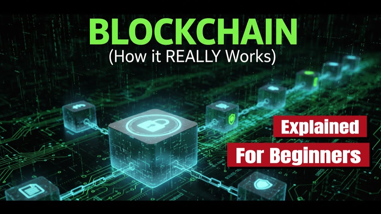 BLOCKCHAIN EXPLAINED FOR BEGINNERS!! - YouTube