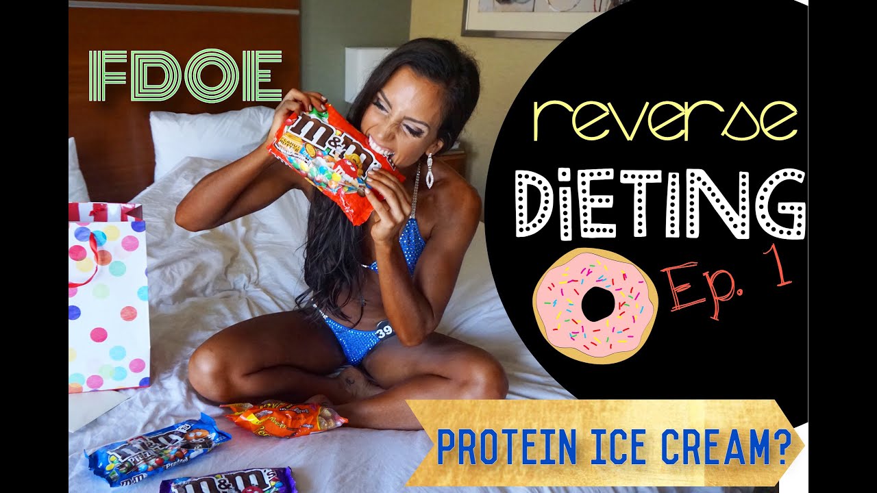 REVERSE DIETING: Ep. 1 / Protein Ice Cream + Full Day of Eating!