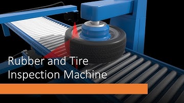 Rubber and Tire Inspection machine : Gocator 3D smart sensor :Tire OCR reading Tire profiles