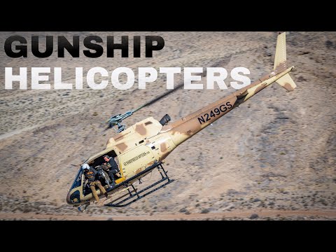 GUNSHIP HELICOPTERS / HELICOPTER SHOOTING RANGE