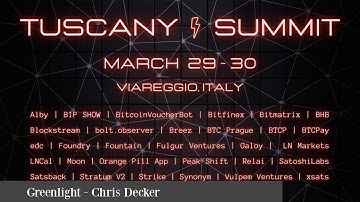 Blockstream Greenlight - Chris Decker  @ Lightning Summit Viareggio 2023