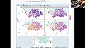 Spatio-temporal modelling in stream networks and anomaly detection