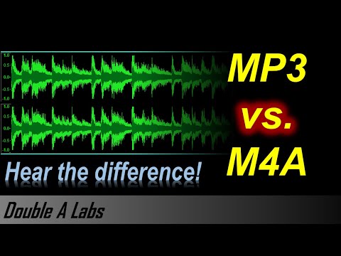 M4A vs MP3 Audio Quality Comparison