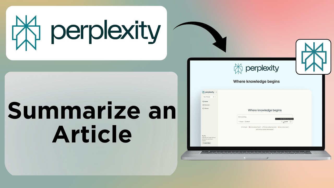 How To Use Perplexity AI For Beginners | Summarizing Articles 2025 ...