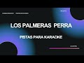 LOS PALMERAS PERRA PISTA KARAOKE CUMBIA SANTAFESINA CON LETRA ALTA FIDELIDAD