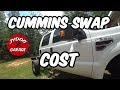 6.4 Ford F250 to 12 valve Cummins Swap - Cost To Build