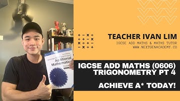 TRIGONOMETRY (Pt 4/6) | 9.6 Trigonometric Equations | IGCSE & O LEVEL ADD MATHS (0606)