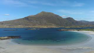 Glassilaun Beach, County Galway - Drone Footage 4k