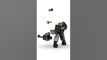 LEGO TERMINATOR MECH SPEED BUILD ANIMATION | SHORT VIDEO