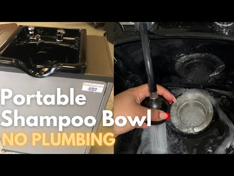 Portable Shampoo Bowl With Water Heater