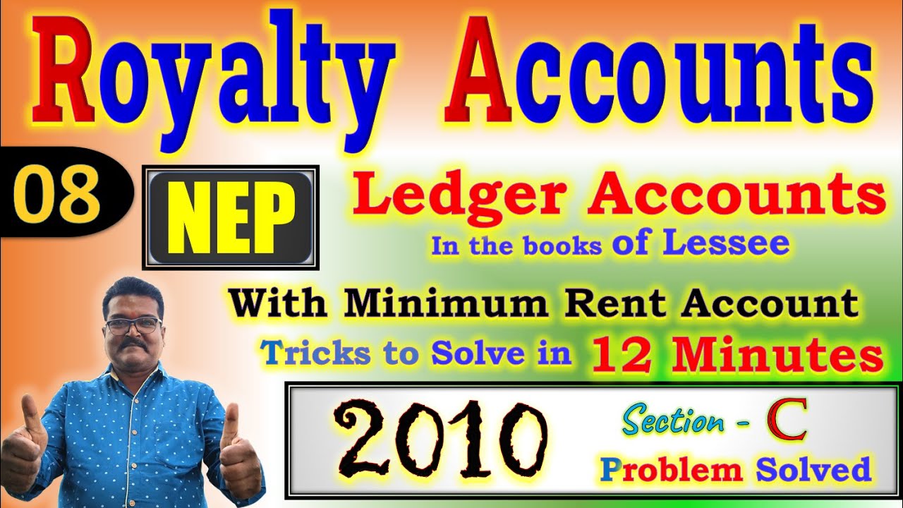 08 ROYALTY ACCOUNTS IN KANNADA LEDGER ACCOUNTS IN THE BOOKS OF