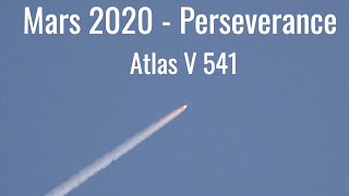 Launch Of Perseverancemars 2020 - Atlas V 541