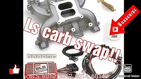 LS SWAP G BODY MSD/ HOLLEY CARB CONVERSION