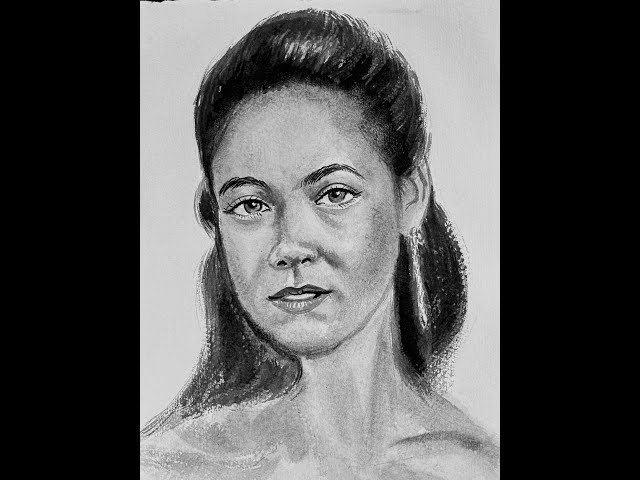 水墨人物素描portrait sketch by ink 2025.09.25”正在直播！ - YouTube