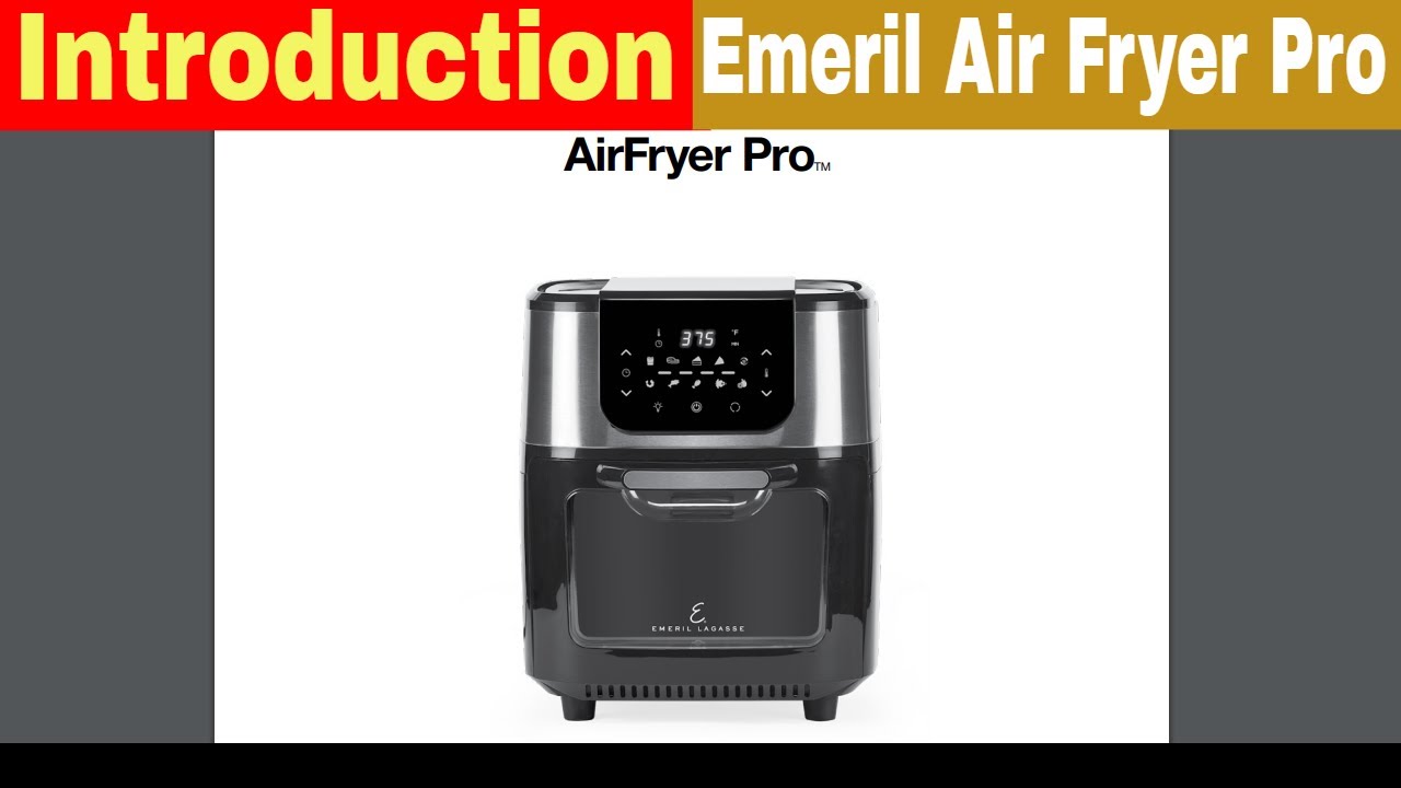 Emeril Lagasse rapid air fryer Smart Fryer Pro 3.75 quart