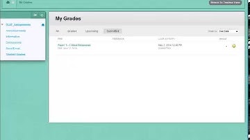 Reviewing an Assignment Submission