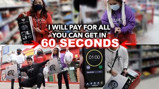 I Will Buy Anything You Can Grab In 60 Seconds | Shopping Challenge | Sega Gurung