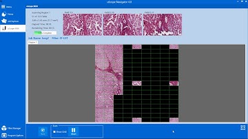Scanning a Slide with the uScope Slide Scanner