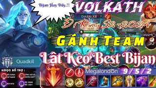 Volkath Đi Rừng S2-2024 Gánh Team Lật Kèo Best Bijan và Top Butterfly | Top Volkath | Liên Quân