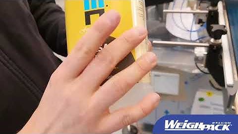 Labeling 3 sides of a square container