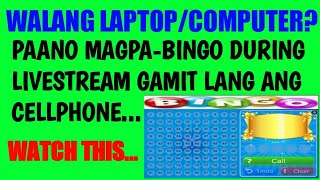 BINGO LIVE TUTORIAL USING CELLPHONE screenshot 4