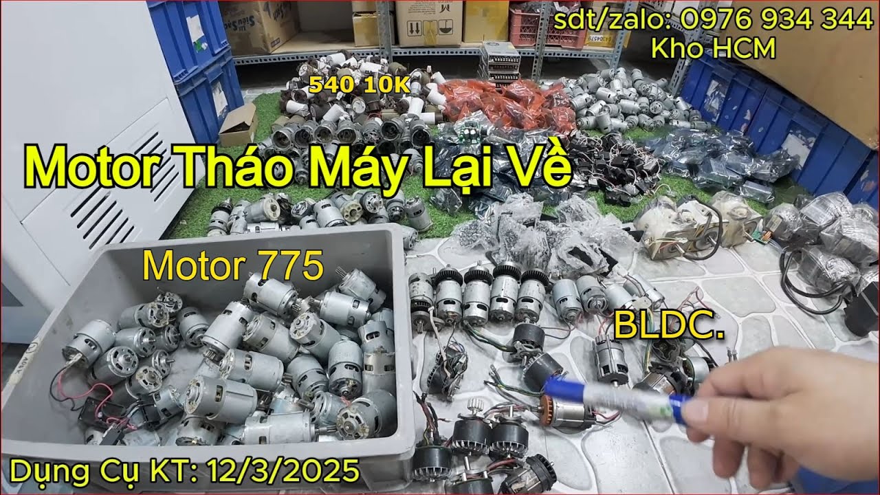 Motor 775 , motor 887, motor BLDC hàng tháo máy | Dụng Cụ KT