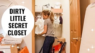 EXTREME DECLUTTERING &amp; ORGANIZATION MOTIVATION | SCARY CLOSET | ORGANIZE WITH EM