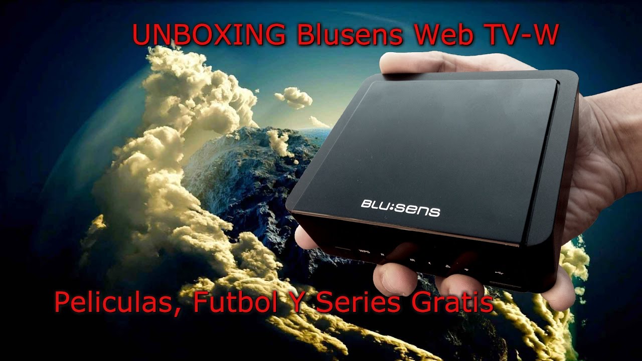 PELICULAS, FUTBOL Y SERIES TOTALMENTE GRATIS / UNBOXING - Blusens Web TV-W  