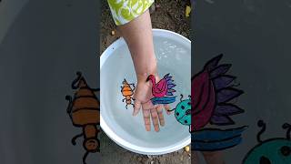 ladybug and 🪲🐞🐛 duck 🦆 with Ant 🐜 wow 😲 😲 😳 😳 it's Amazing 😍🤩 creative drawing #shorts #viral #art