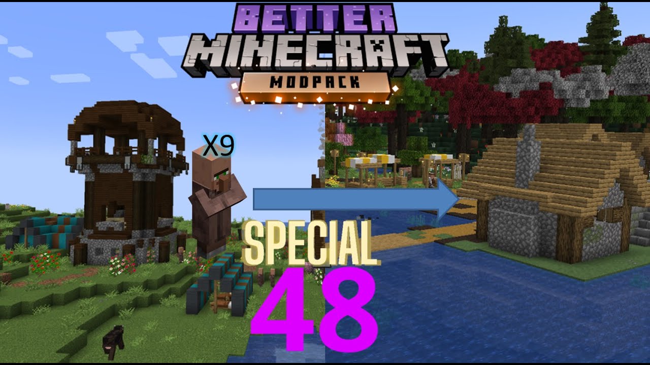 Greater village expansion - Better Minecraft Modpack part 48