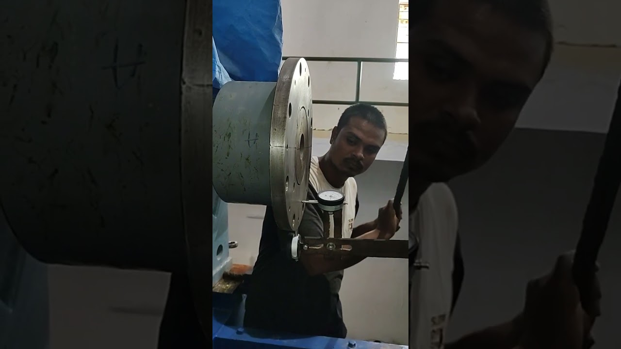 Pump alignment with dial# work# new