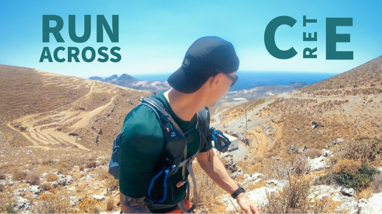 RUN ACROSS CRETE - Coast to coast in +40C heat