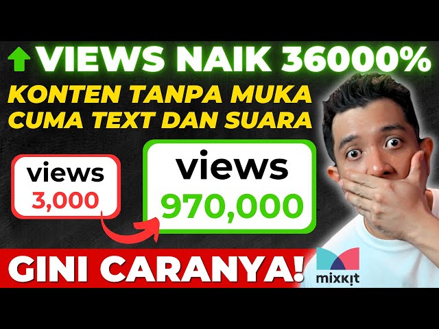 Ide Konten Tanpa Muka, Cuma Teks+Suara bisa Viral? || Cara Cari Uang di Youtube! class=